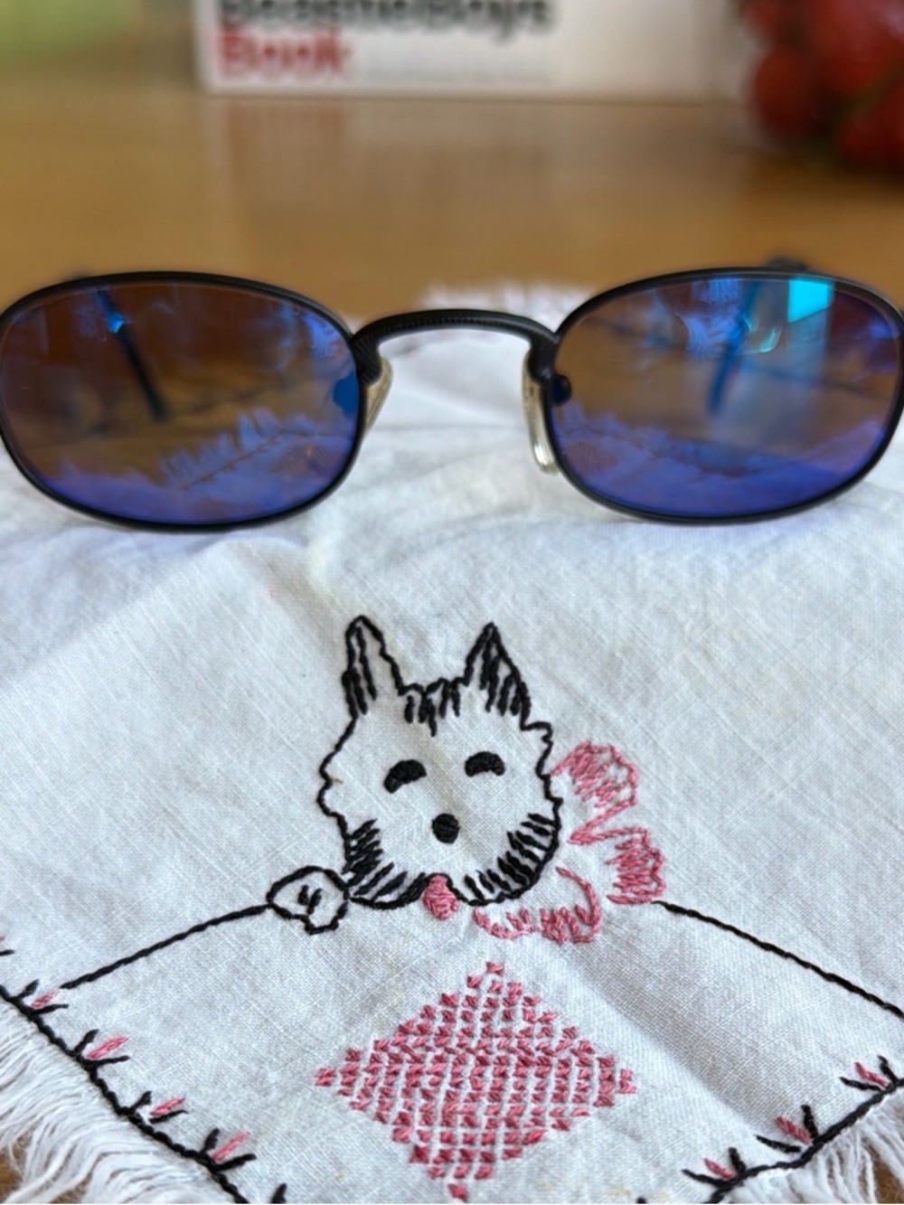 Revo Micro blue mirror Vintage Sunglasses